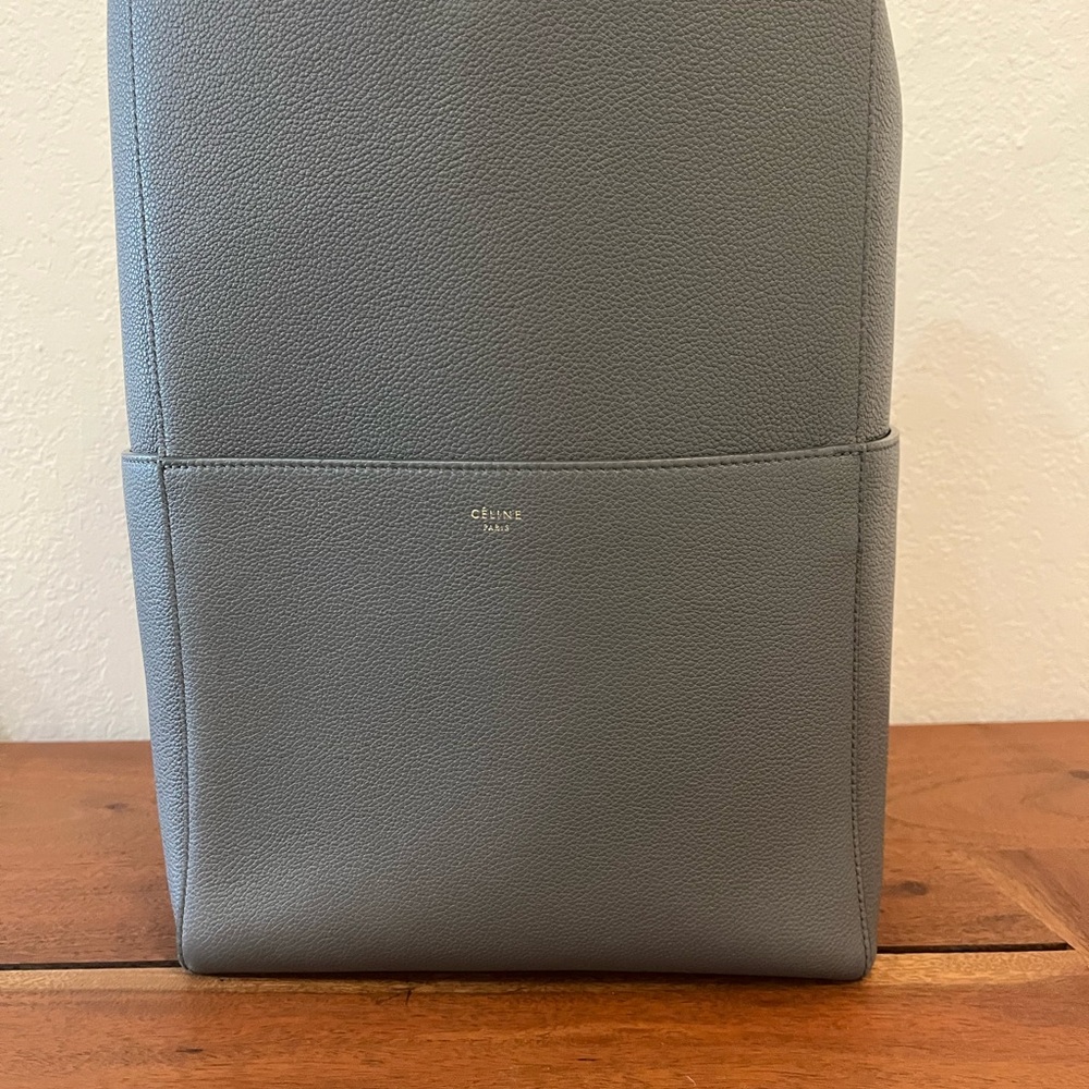 Celine Gray sangle bucket bag